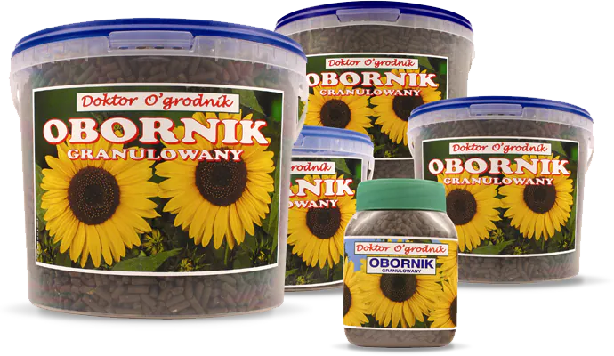 Doktor Ogrodnik granulated manure in buckets